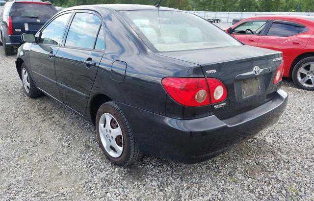 2008 Toyota corolla