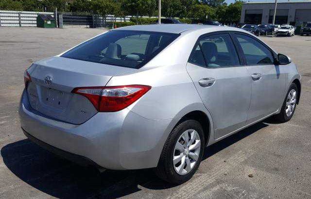 2015 TOYOTA COROLLA LFor Sale Going For N600,000