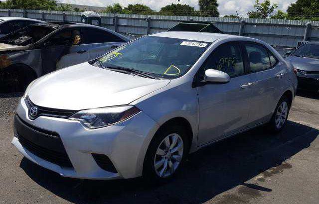 2015 TOYOTA COROLLA LFor Sale Going For N600,000