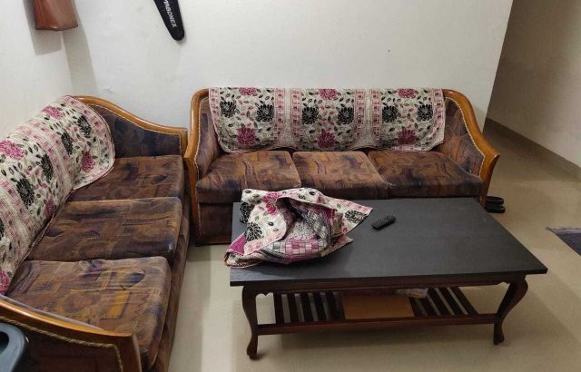 Sofa with Center Table