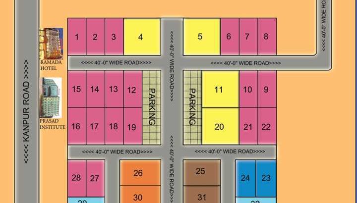 LDA approved plots in a gated colony at kanpur road in Lucknow