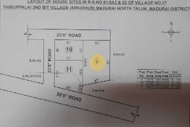 For sale corner plot