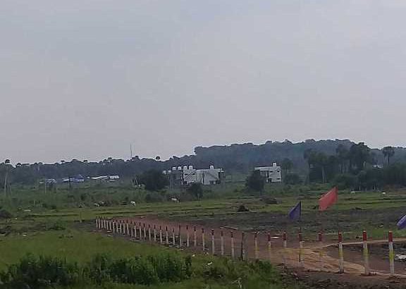 plot for sales at airport road ,kolamuru