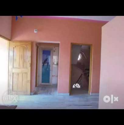 1 BHK drawing dinning marble furnished with completely tilled kitchen and a large sized balcony