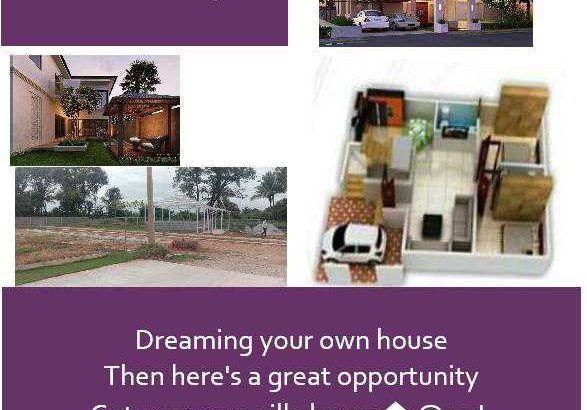 Plot + villa house @ 35L in E-city