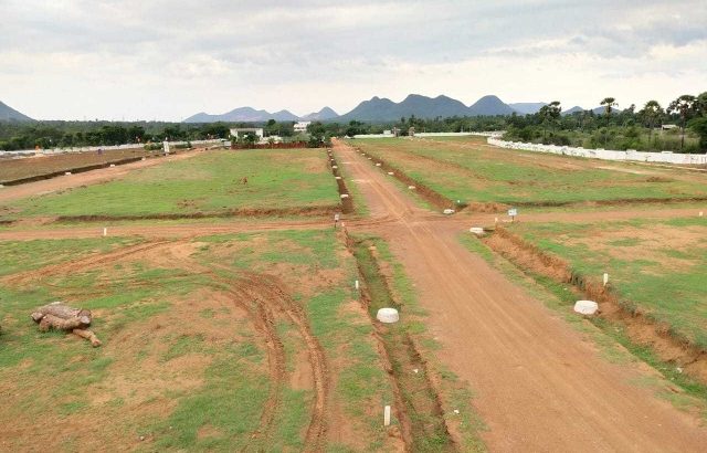North East corner plots in atchutapuram
