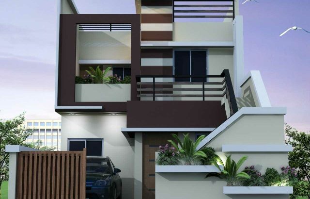 Comershial  plot on road