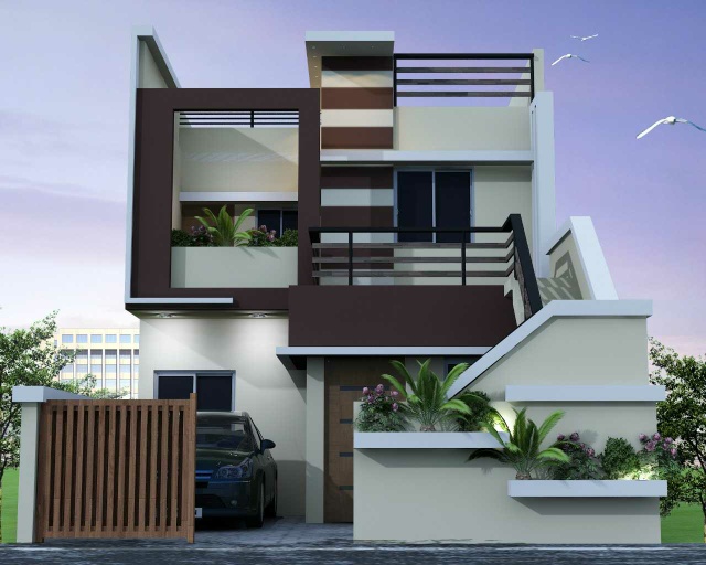 Comershial  plot on road