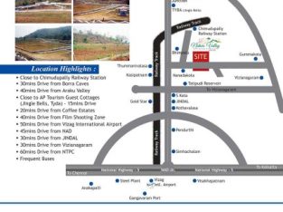 Nature vally  ( Aruku vally ) open plots & resort concept.