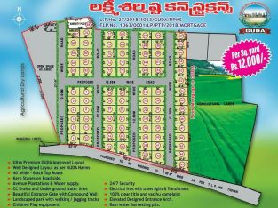 In GUDA APPROVED LAYOUT open plots, independent