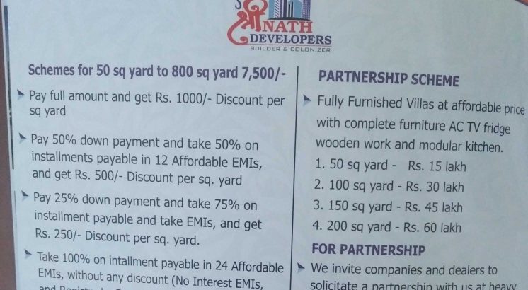 We have sale a plot and villas