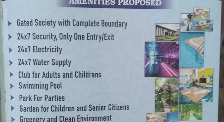 We have sale a plot and villas