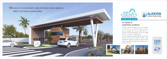 NSR COUNTY @ Mumbai Highway Sangareddy Highway Facing Venture 💯 Acres Mega Venture