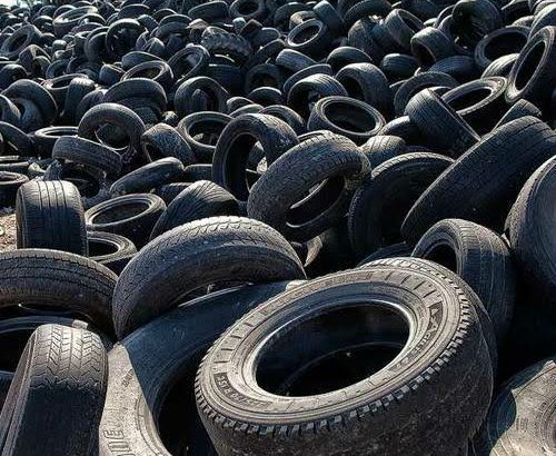 All type of rubber tire scrap available