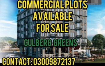 Commercial plots Gulberg Greens
