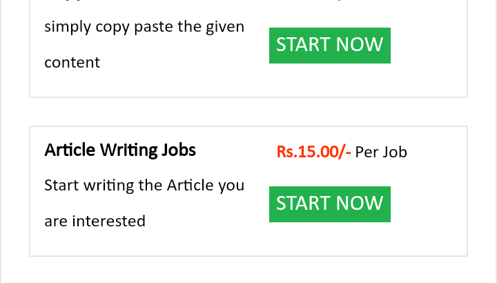 We are Hiring – Earn Rs.15000/- Per month – Simple Copy Paste Jobs