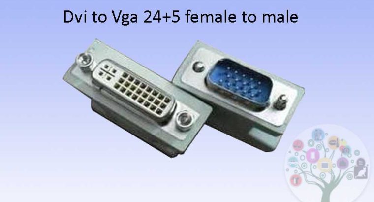 DVI TO VGA 24+5